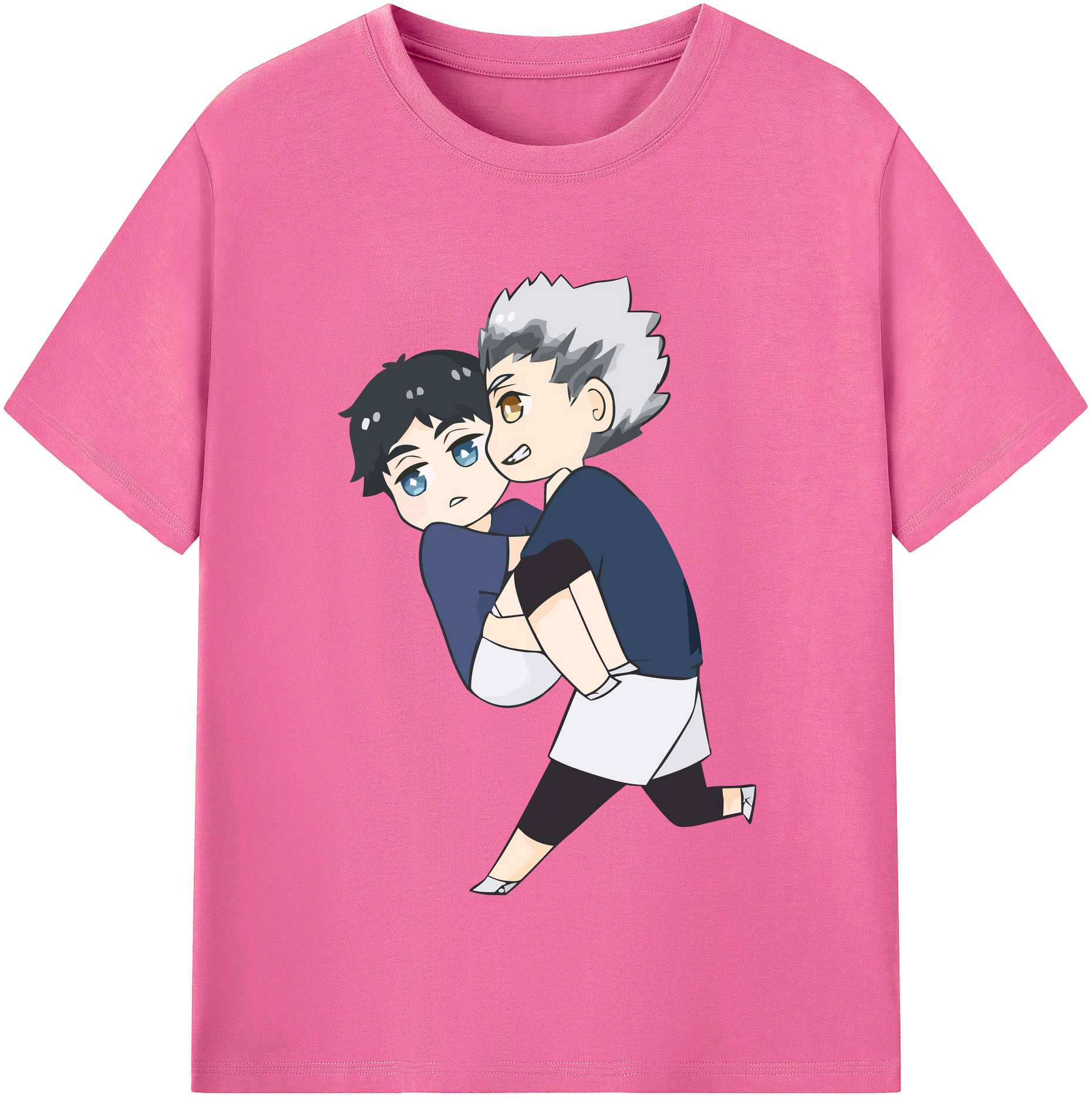 （画像用） ハイキュー!! Haikyu!! レディースカジュアルプリントTシャツ（綿100％）